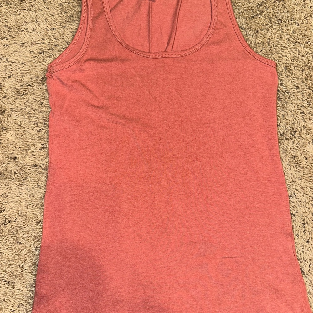 Women's Sleeveless Top - Coral/salmon